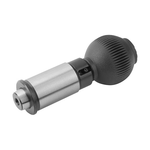 Precision indexing plunger with tapered pin, Style B, locking version